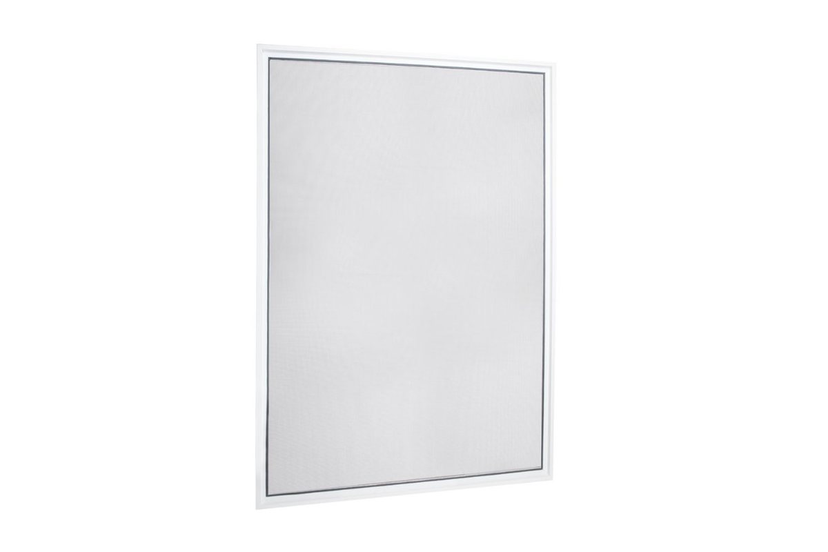 Inzethor met wit aluminium frame